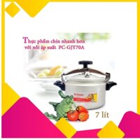 Nồi áp suất Goldsun 7 lit GPC1900-07l dùng cho bếp từ