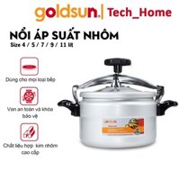 Nồi Áp Suất Goldsun Đa Năng Đáy Từ GPC1930-07IH Dùng Cho Mọi Loại Bếp Dung Tích 5L 7L 9L Bảo Hành 12 Tháng