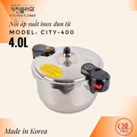 Nồi áp suất Hàn Quốc đun từ 4L CITY400