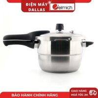Nồi Áp Suất Inox 304 ELMICH 20Cm 4.0L EL3369 - 22Cm 6.0L EL3371 - Bảo Hành Chính Hãng 25 Tháng