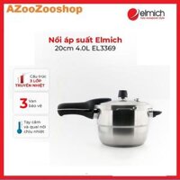 Nồi Áp Suất Inox 304 Elmich 20cm 4.0L EL3369, Elmich 22cm 6.0L EL3371 - EL3369 4.0Lít