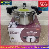 Nồi áp suất inox Hàn Quốc Kitchen Flower dung tích 3.5 lít đúc liền dùng được cho bếp từ