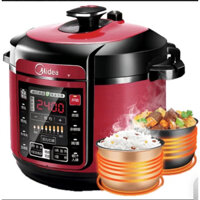 Nồi áp suất MIDEA đa chức năng- 5lít chuẩn hãng nội địa 2 lõi