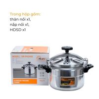 Nồi áp suất nhôm đáy từ 3 kích thước 20 22 24cm -hàng chính hãng thương hiệu Hare - bảo hành 12 tháng - HR-PA2006 20cm