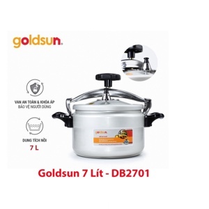 Nồi áp suất nhôm Goldsun DB2701 - 7 lít