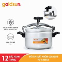 Nồi áp suất nhôm Goldsun ĐH Mềm PC-GJY50A, dung tích 5L