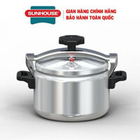 Nồi áp suất nhôm Sunhouse 4 lít - 5 lít - 6 lít dùng trên bếp ga - bếp hồng ngoại - không sử dụng trên bếp điện từ