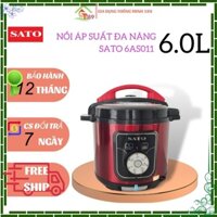 Nồi Áp Suất, Nồi Hầm Đa Năng SATO 6AS011 -1.8L, hàng Việt chất lượng cao.Bảo hành 12 Tháng. Gia dụng thông minh 189