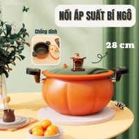 Nồi Áp Suất, Nồi Hầm Đa Năng Hình Quả Bí Ngô Dung Tích 8L
