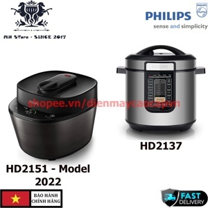 Nồi áp suất Philips 5 lít HD2151/66