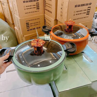 Nồi Áp Suất Quả Bí Ngô Siêu Chống Dính Đa Năng, Hầm Gà, Cháo- Nồi Chiên, Xào Nấu Nướng