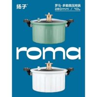 Nồi Áp Suất Roman, Nồi Hầm Đa Năng Dung Tích 8L, Chiên, Xào, Nấu Lẩu, Nấu Cơm, Dùng Được Cho Bếp Từ