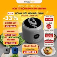 Nồi áp suất SnapBee Queen S45 – Kiêm Nấu Chậm