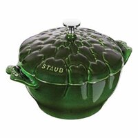 Nồi Atiso Staub màu xanh rêu 22cm (B)