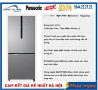 Nới Bán Tủ Lạnh Panasonic 2 Cánh Ngăn Đá Dưới NR-SP275CPSV Mới 2024 Chính hãng giá rẻ nhất