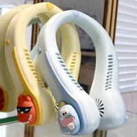 Nổi bật Trẻ Em usb Quạt Nhỏ Treo Cổ Di Động Nhỏ Không Lá Tắt Tiếng Mini Hoạt Hình Bé Sạc Phong Cách