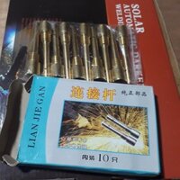 Nối bép T500 ren trong đồng vàng Combo bộ 10