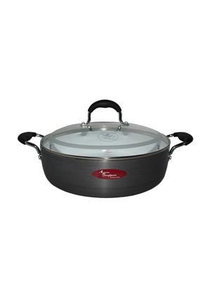 Nồi Berghome HA0234LCAU06 (HA0234LC-AU06) 34cm - nồi nhôm nắp kính