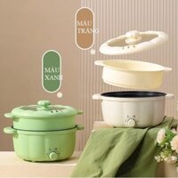 Nồi Bí Kèm Giá Hấp 28cm Nồi Nấu Mì Đa Năng Hình Bí Ngô Siêu Tiện Dụng