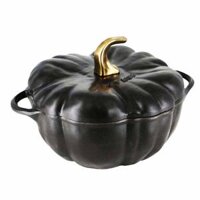 Nồi bí ngô Staub màu đen 24cm (B)