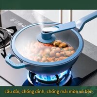 Nồi Biển Sâu, Nồi Áp Suất Nhỏ, Chảo Chống Dính, Chảo Chống Dính Đá Maifan, Chiên Và Hầm Gia Dụng H6YO