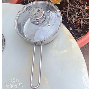 Nồi bột inox 3 đáy vung kính FIVESTAR 16cm