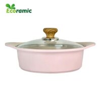 Nồi Cạn Ecoramic Rose 22cm 								SKU:VPOT-22IH-R