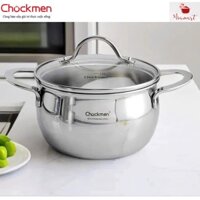 Nồi Canh Chockmen Inox Cao Cấp Size 16cm, nồi hầm kho thịt kho cá, nồi bếp từ