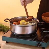 Nồi Canh Hai Đáy Inox, Nồi Hấp Nhỏ, Nồi Nấu Canh, Nồi Nấu Cháo Gia Dụng, Nồi Chống Dính, Nồi Sữa, Bếp Từ Thông Dụng
