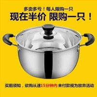 Nồi Canh Inox Dày, Nồi Hấp Nhỏ, Nồi Nấu Canh, Nồi Nấu Cháo Gia Dụng, Nồi Chống Dính, Nồi Sữa, Bếp Từ Thông Dụng