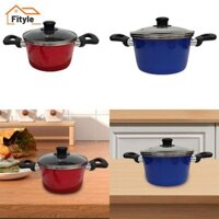 Nồi Canh Men Dễ Dàng Vệ Sinh Có Nắp Thủy Tinh Nồi Để Sử Dụng Tại Nhà Quà Tặng Tân Gia Bếp Gas / Bếp Cảm Ứng