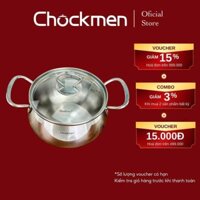Nồi Canh Mini CHOCKMEN Inox 18/10 Nồi Canh Nồi Quấy Bột Nồi Cháo Cho Bé Nồi Chiên Ngập Dầu Dùng Bếp Từ Nhà Bếp