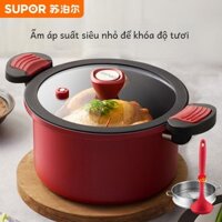 Nồi Canh Supor Nồi Áp Suất Siêu Nhỏ Đa Chức Năng Nồi Canh Chống Dính Chuyên Dụng Bếp Gas Bếp Từ Thông Dụng