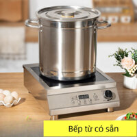 Nồi cao Inox 304 Luộc gà cao cấp Nấu Bún Phở,Dùng Cho Bếp Gas Bếp Từ, kích thước 30×30，35x35，40x40 (cm）