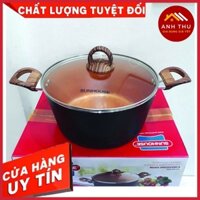 Nồi Ceramic đáy từ Sunhouse SHG2024MCA đa năng sử dụng được cho mọi loại bếp - Size 24cm