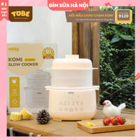 Nồi Cháo Chậm Komi/ Komi PlusTOBE An Toàn 8 Chế Độ Dung Tích 1L/1,8L Giá HấpGiữ Nhiệt 8h Chống Chào