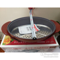 Nồi chảo lẩu điện SHACHU Hàn Quốc Hình Bầu Dục, Hình Vuông,Hình Tròn-Hàng cao cấp bảo hành 12 tháng