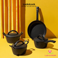 Nồi Chảo Salon Lock&Lock Chống Dính Ceramic phủ Titanium Dùng Mọi Loại Bếp - Larva Store