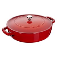 Nồi chảo STAUB CHISTERA CHE 24CM màu đỏ