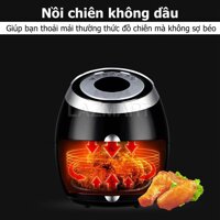 Nồi chiên chân không Nồi chiên không dầu Nồi chiên nướng chân không  AF606 Cao Cấp Giúp Thực Phẩm Giòn Bề Mặt Mềm Bên Trong   - Mã BH 1