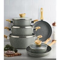 Nồi Chiên Đá Maifan Nồi Canh Nồi Chiên Nồi Sữa Bộ Nồi Chống Dính Đá Cẩm Thạch Bếp Từ Bếp Gas Không Kén Bếp