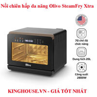 Nồi chiên hấp đa năng Olivo SteamFry Xtra