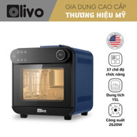 Nồi chiên hấp hơi nước đa năng Olivo SF15 - Dung tích là15 lít - 37 menu