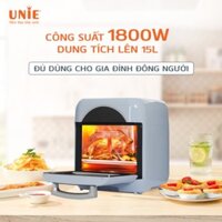 Nồi chiên hơi nước đa năng Unie Steam Color 15 lít, chiên hấp 2 in 1, 9 chế độ nấu tự động - Hàng chính hãng