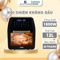 Nồi chiên không dầu 10L-12L PRINCESS Nhập Khẩu Chính Hãng Hà Lan, Chế Độ Cài Đặt Sẵn Tiện Lợi