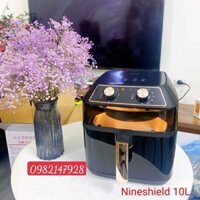 Nồi chiên không dầu 10L Nineshield KB-8001M Cam hết chính hãng BH 12 tháng [tongkho.nineshield]