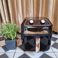 Nồi chiên không dầu 10L Nineshield KB-8001M, Nồi chiên không dầu núm điều chỉnh cơ cao cấp