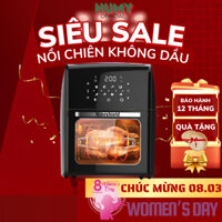 Nồi chiên không dầu 12 Lít KB1200 - NINESHIELD xoay tự động dung tích lớn BH 1 năm