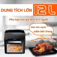 Nồi chiên không dầu 12 lít liberty công suất cao, nồi chiên ít dầu chính hãng - bảo hành 12 tháng