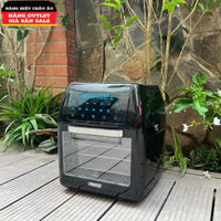 Nồi Chiên Không Dầu 12L PRINCESS Hà Lan Màu Đen 10 Chế Độ Lò Nướng Chiên Thịt Cá Hải Sản Sấy Khô Hoa Quả Nướng Bánh